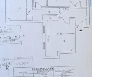 Apartament cu 2 camere în Ultracentral