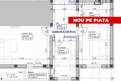 Apartament cu 2 camere decomandat în Girocului - 1