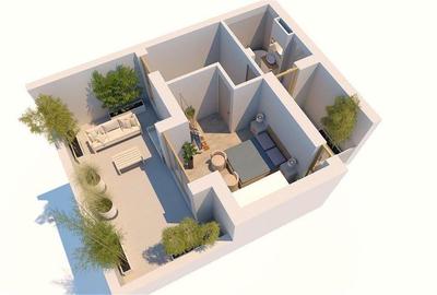 Duplex cu 4 camere cu Teren 200 Mp în Odăile - 16