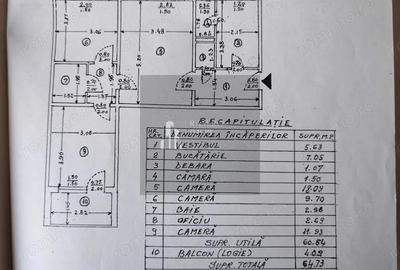 Apartament cu 3 camere semidecomandat în Titan - 1