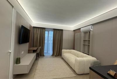 Apartament cu 2 camere semidecomandat, mobilat în Pipera