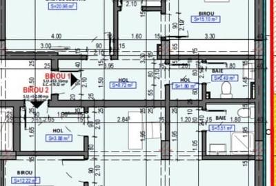 Birou, de 105.55000305176 mp, în ICIL - 3
