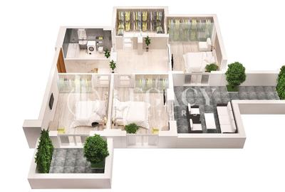 Penthouse cu 5 camere decomandat în Copou - 4