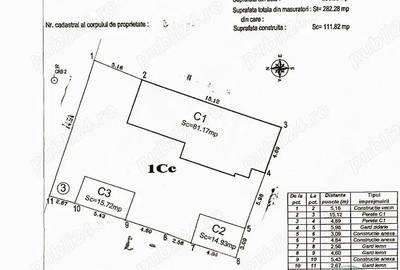 Casă cu 3 camere cu Teren 280 Mp în Abator - 1