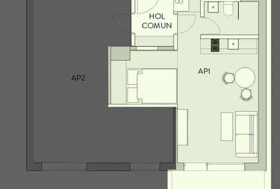 Garsonieră în Decebal - 2