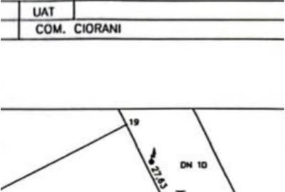Teren de 6800 mp, în Ciorani - 6