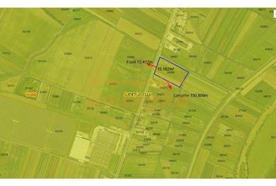 Teren de vanzare intravilan cu autorizatie de const. Iclod-Cluj 15.162/? - 2