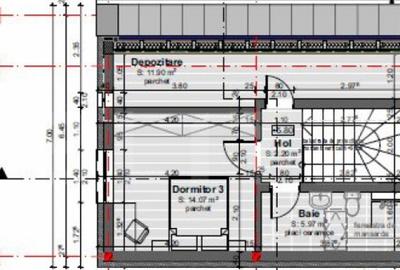 COMISION 0! Duplex 4 camere, 120mp, 200 teren, proiect final - 3