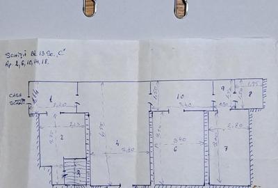 Apartament cu 3 camere semidecomandat în Făgăraș