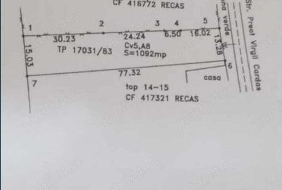 Teren de 1100 mp, în Bazoș - 2