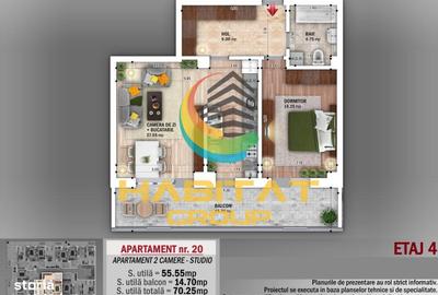 Apartament cu 2 camere în Titan - 2