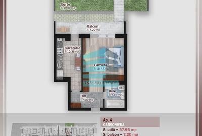 Garsoniera cu Gradina 29 Mp,Imobil P+3, Titan -Pallady,Metrou Garsoniera cu Gradina 29 Mp,Imobil P+3, Titan -Pallady,Metrou - 7