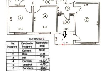 Apartament 3 camere Titan - Nicolae Grigorescu - Metrou - 8