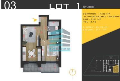 2 Camere Tip Studio 54 Mp,Pallady-Nicolae Teclu,Metrou - 4