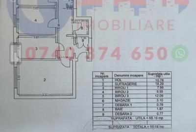 Spațiu comercial, de 66 mp, în Piața Nouă - 15