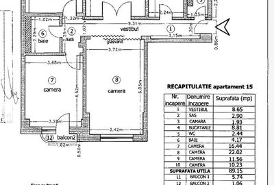 Apartament cu 4 camere decomandat, mobilat în Unirii - 20