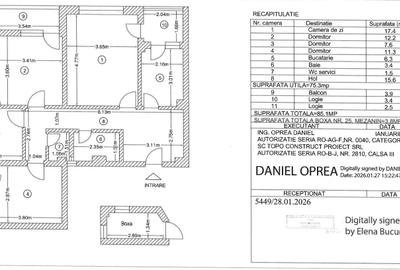 Apartament cu 4 camere decomandat în Central