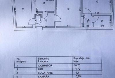 Apartament cu 3 camere semidecomandat în Central - 16