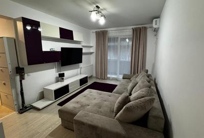 Apartament cu 2 camere semidecomandat, mobilat în Popești-Leordeni