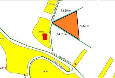 Teren de 2500 mp, în Văleni - 2