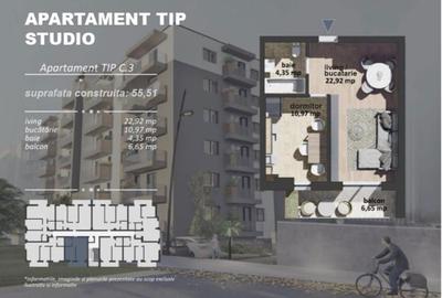 Apartament cu 2 camere decomandat în Berceni - 4