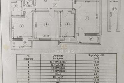 Apartament cu 3 camere decomandat în Central - 8