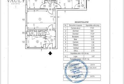 Apartament 3 camere -63.91 MP-Ozana Apartament 3 camere -63.91 MP-Ozana - 8