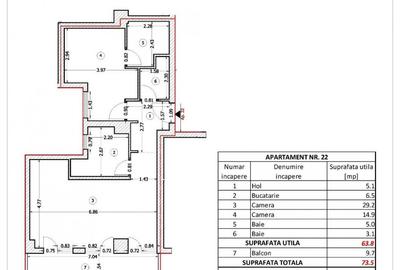 2 camere, 2 bai, ?epe? Voda Residence, etaj 2 la cheie PROPRIETA - 2