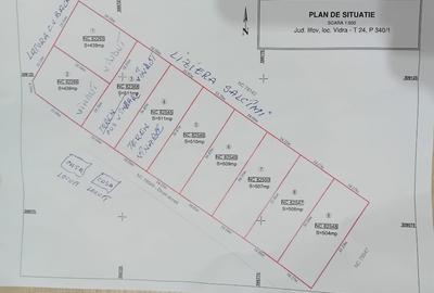 Teren Construcții intravilan de 511 mp, în Vidra - 2
