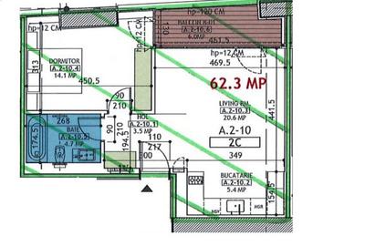 One Verdi Park 2 camere etaj 2 LA CHEIE, proprietar - 2