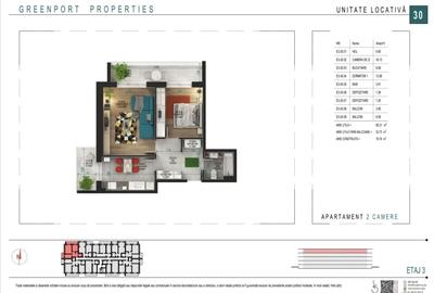 Apartament cu 2 camere în Titan - 1