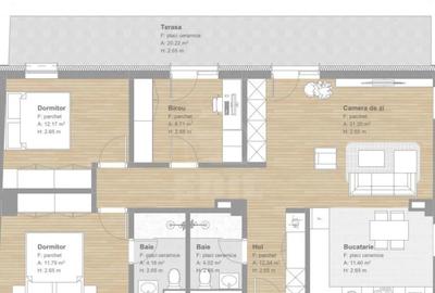 Apartament cu 4 camere semidecomandat în Florești - 13