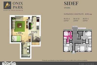 Garsonieră decomandată în Aviației - 2