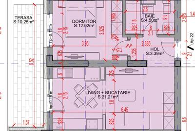 Apartament cu 2 camere decomandat în Theodor Pallady - 2