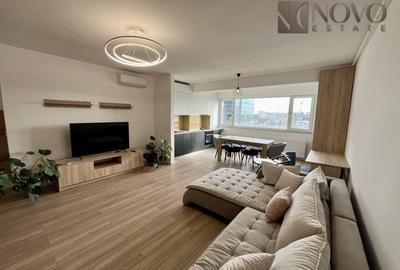 Apartament cu 2 camere semidecomandat, mobilat în Pipera