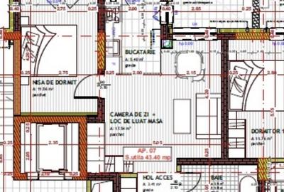 Apartament cu 2 camere semidecomandat în Florești