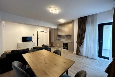 Apartament cu 2 camere semidecomandat, mobilat în Pipera