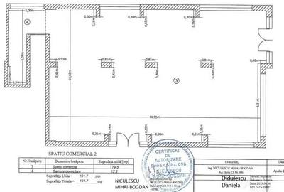Spațiu comercial, de 372 mp, în Central