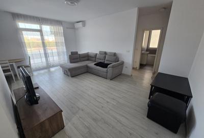 Apartament cu 2 camere semidecomandat, mobilat în Moșnița Nouă
