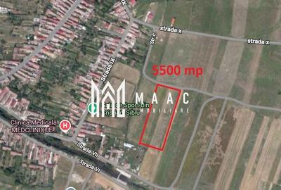 Teren Construcții intravilan de 5500 mp, în Cristian - 1