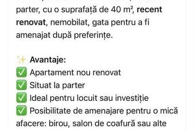 Apartament cu 2 camere în Central