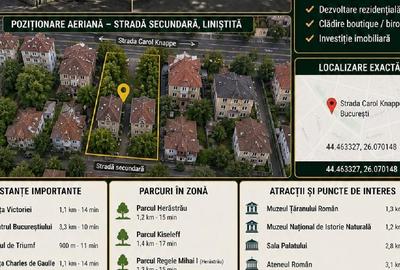 Casă individuală cu 15 camere cu Teren 540 Mp în Central