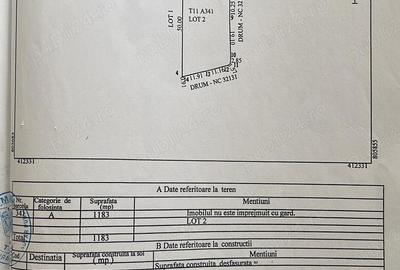 Teren de 1183 mp, în Malcoci - 1