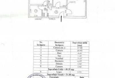 Apartament cu 2 camere decomandat în Brâncoveanu