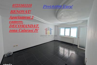 Apartament cu 2 camere decomandat în Călărași