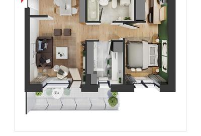 Apartament cu 2 camere în Central