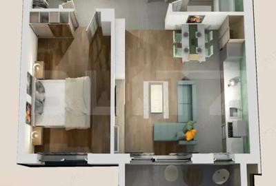 Apartament cu 2 camere semidecomandat în Mănăștur - 1