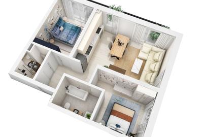 Apartament cu 3 camere în Central - 1