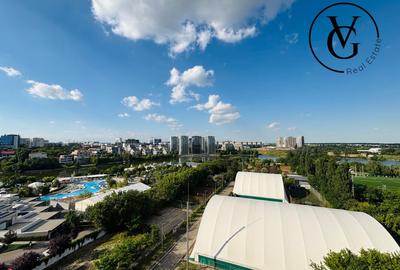 Apartament cu 2 camere semidecomandat, mobilat în Floreasca