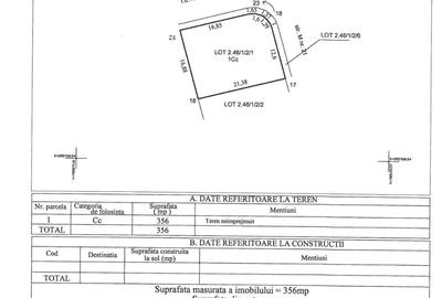 Teren Construcții intravilan de 360 mp, în Cumpăna - 1